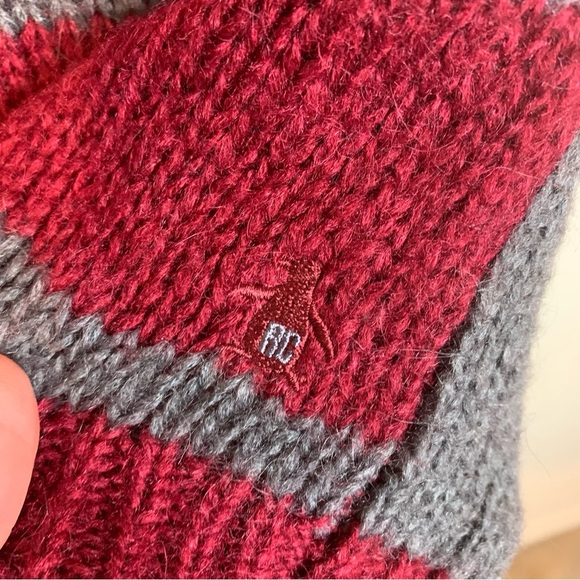 Richard Chai for Original Penguin Mens Chunky Knit Stripe Cardigan-M - Picture 10 of 13